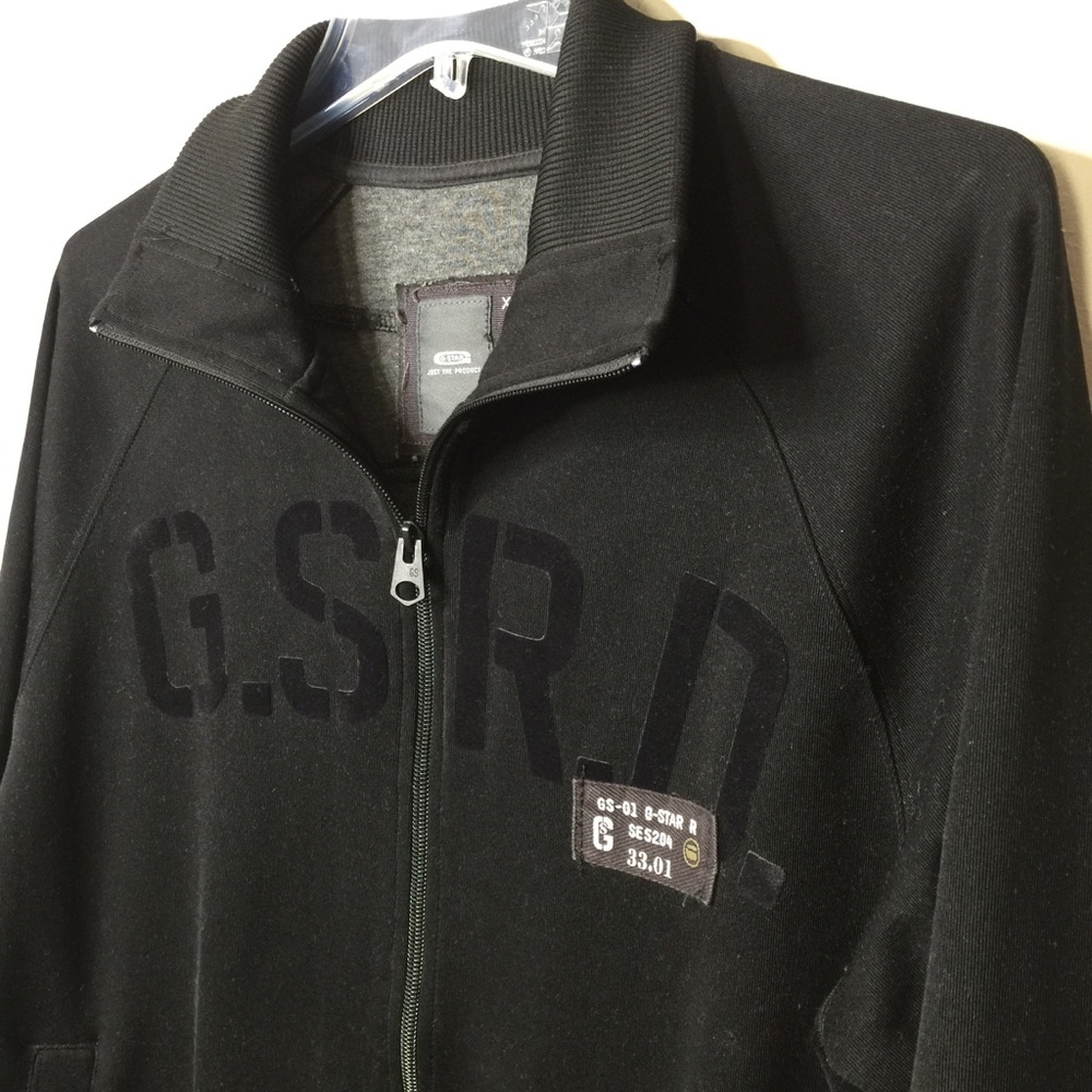 G STAR TRAINER CARDIGAN Mens XL ZIP SWEATER JACKET